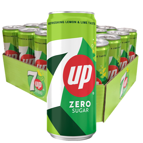 7UP Free 20-pack med 20 burkar à 33 cl