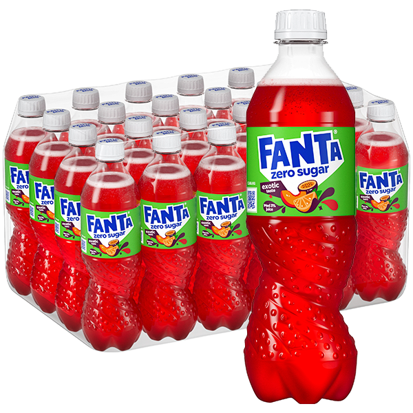 Fanta Exotic Zero 24-pack med 24 burkar à 50 cl