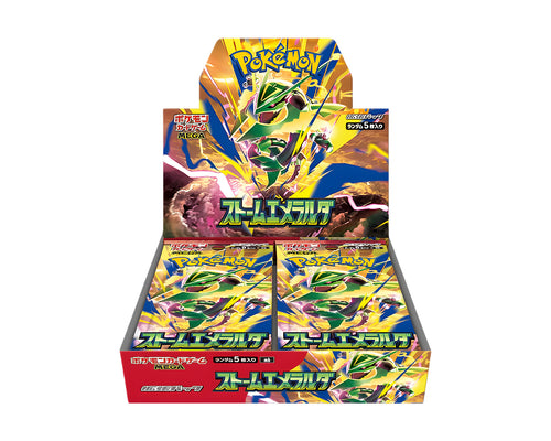 Pokémon Storm Emeralda Boosterbox (japansk) – original produktbild