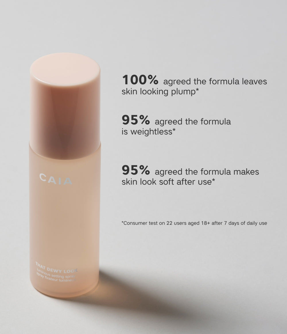 THAT DEWY LOOK LUMINOUS SETTING SPRAY – officiell produktbild från CAIA Cosmetics