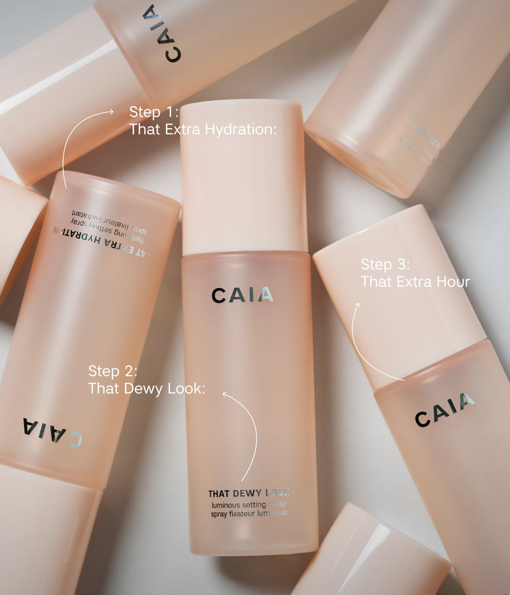 THAT EXTRA HOUR LONG LASTING SETTING SPRAY – officiell produktbild från CAIA Cosmetics