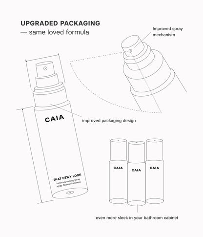 THAT EXTRA HOUR LONG LASTING SETTING SPRAY – officiell produktbild från CAIA Cosmetics