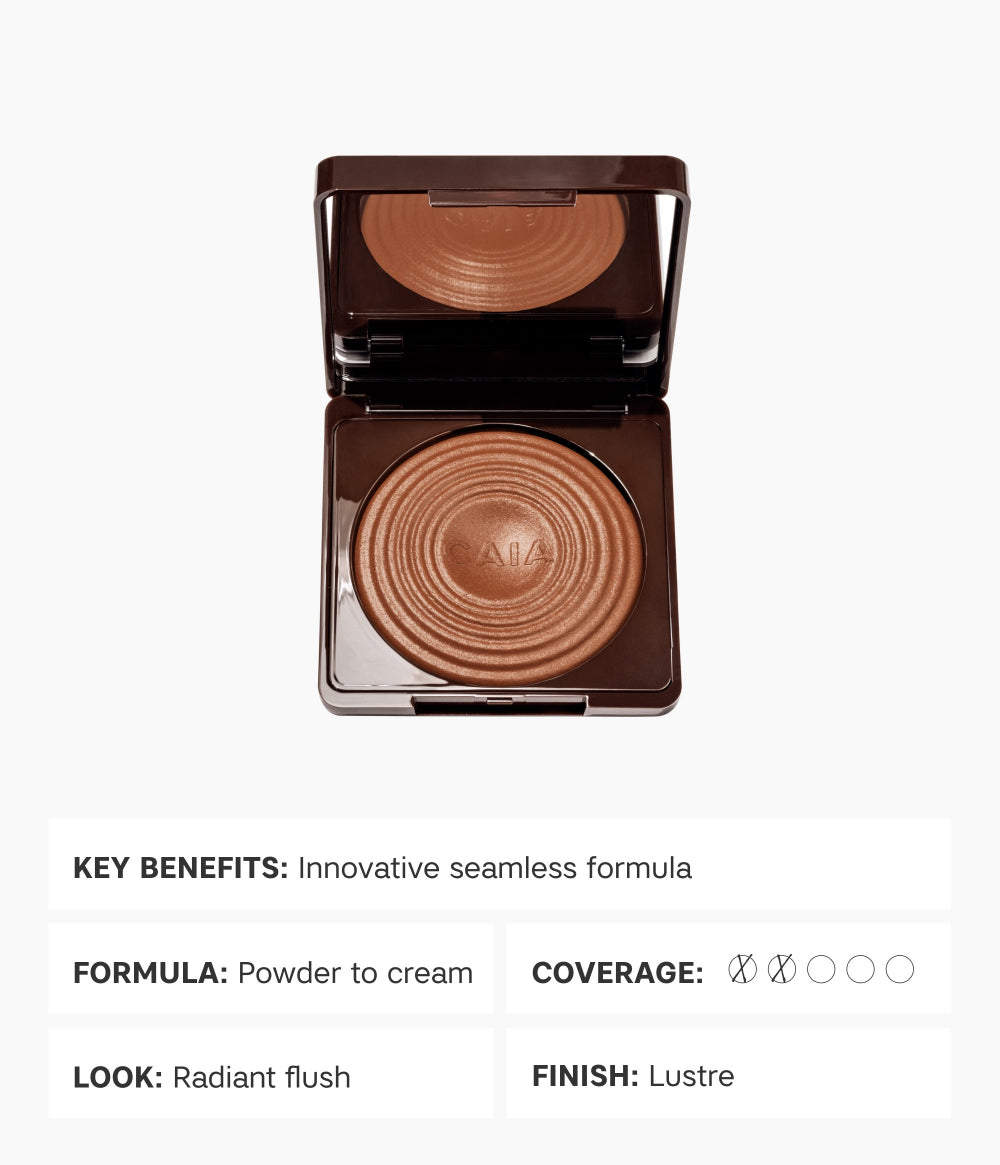GLOW BRONZER – officiell produktbild från CAIA Cosmetics
