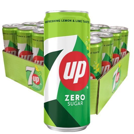 7UP Free 20-pack med 20 burkar à 33 cl