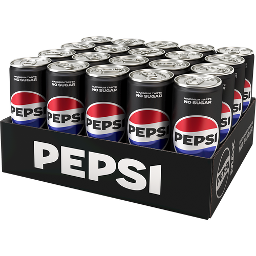 Pepsi Max 20-pack med 20 burkar à 33 cl