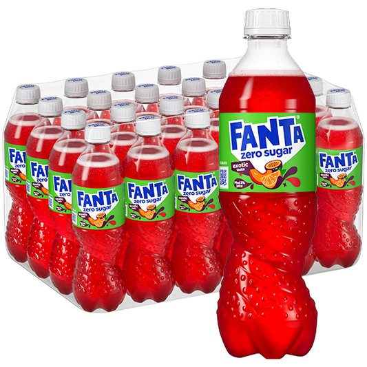 Fanta Exotic Zero 24-pack med 24 burkar à 50 cl