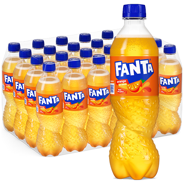 Fanta Apelsin 24-pack med 24 burkar à 50 cl