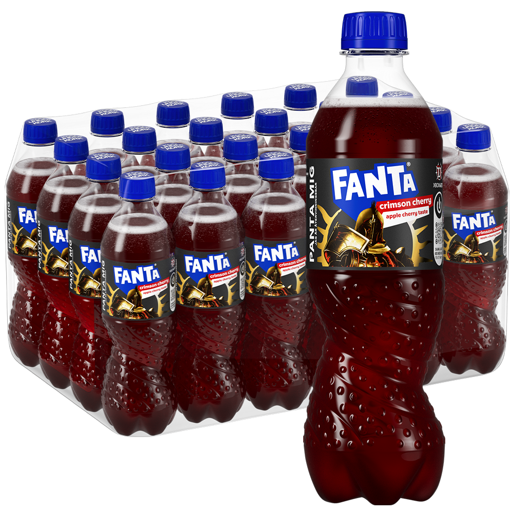 Fanta Crimson Körsbär 24-pack med 24 burkar à 50 cl