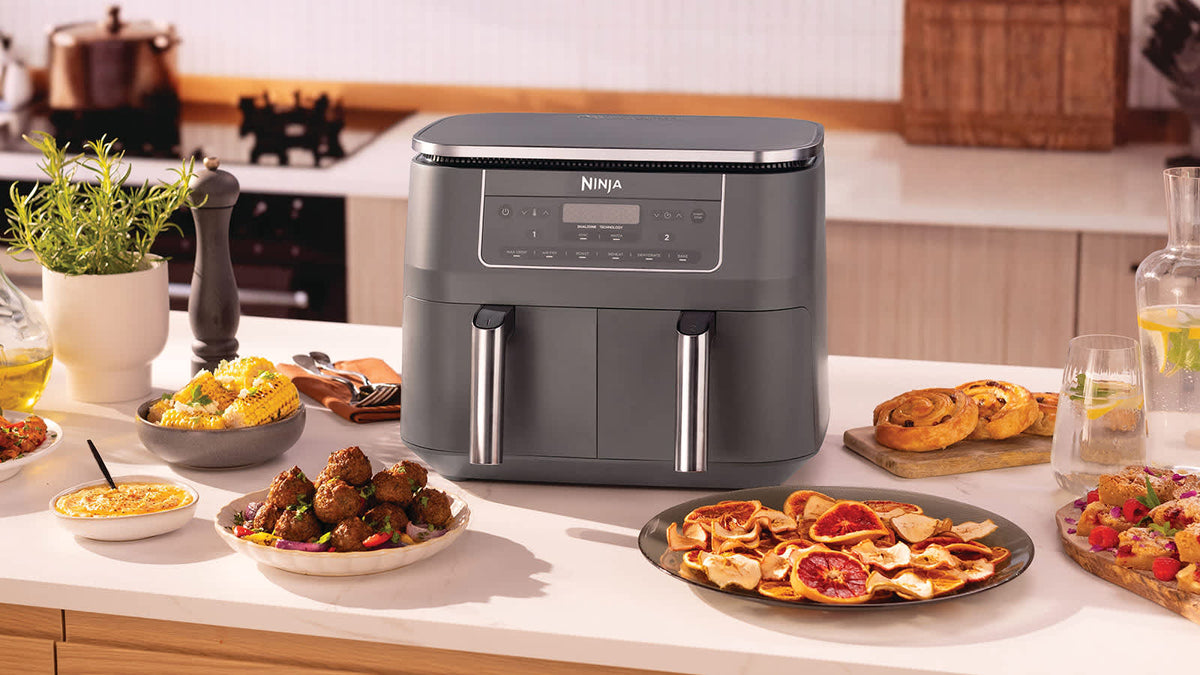 Ninja 6-i-1-airfryer med dubbla zoner på 7,6 l DZ300EU – officiell produktbild från Ninja