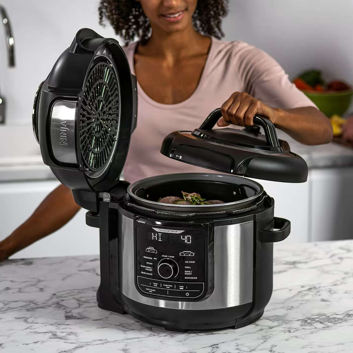 Ninja Foodi MAX 9-i-1 multikokare 7,5 liter OP500EU – officiell produktbild från Ninja