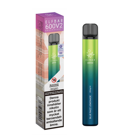ELF BAR V2 Mesh – Blue Razz Lemonade – Engångsvape – Produktbild