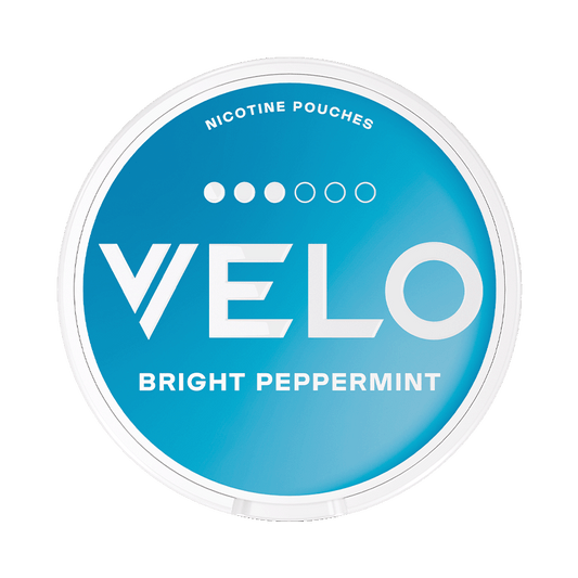 VELO Bright Pepparmint 8mg – 5-pack med nikotinpåsar