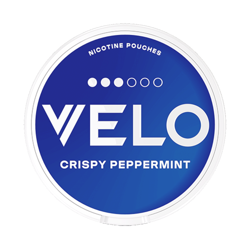 VELO Crispy Pepparmint 10mg – 5-pack med nikotinpåsar