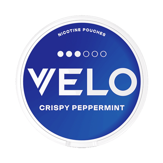 VELO Crispy Pepparmint 10mg – 5-pack med nikotinpåsar