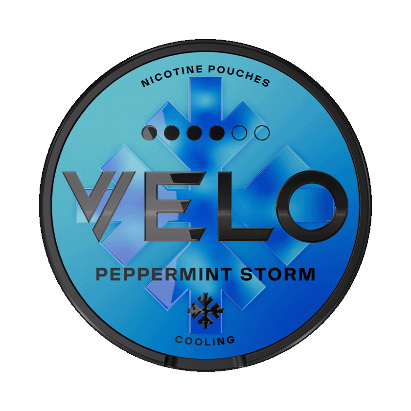VELO Pepparmint Storm 10,9mg – 5-pack med nikotinpåsar
