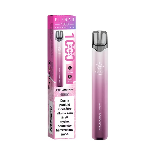 Elfbar 1000 – Pink Lemonade – Engångsvape – Produktbild